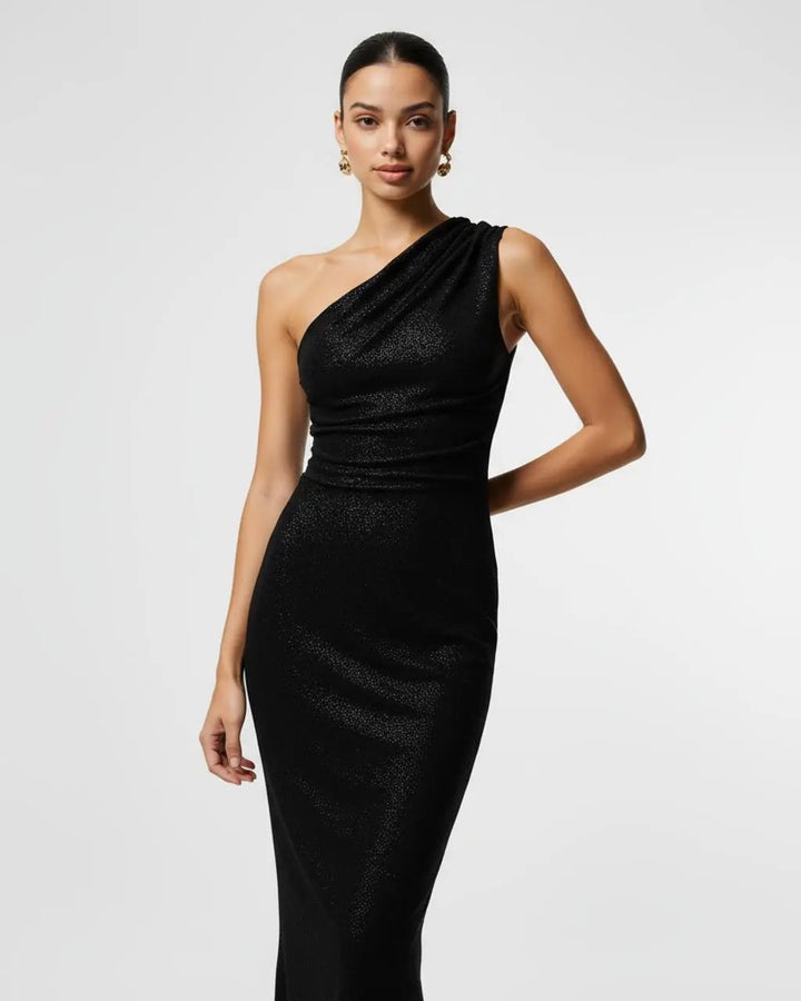One-Shoulder Fitted Maxi Dress SOLACE