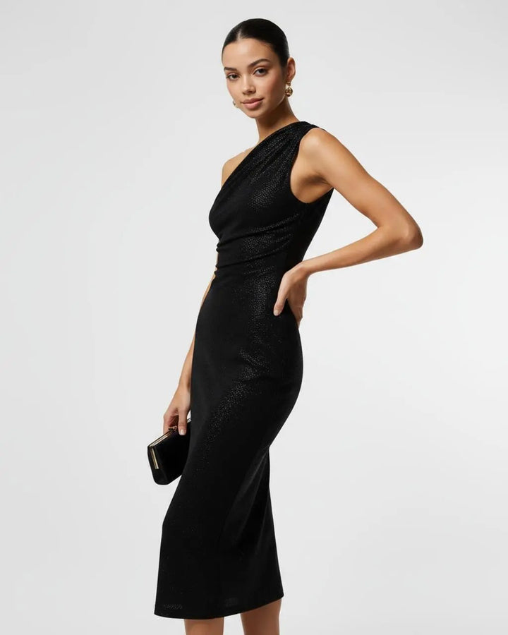One-Shoulder Fitted Maxi Dress SOLACE