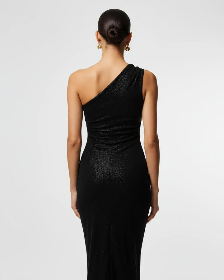 One-Shoulder Fitted Maxi Dress SOLACE