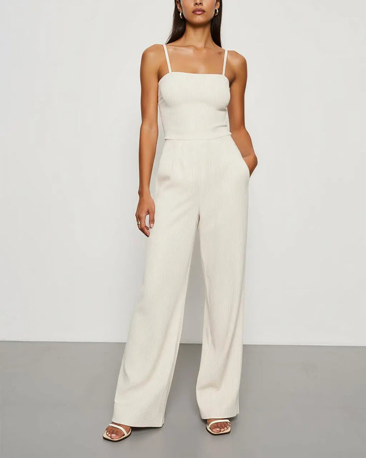 Spaghetti-Strap Wide-Leg Jumpsuit SOLACE
