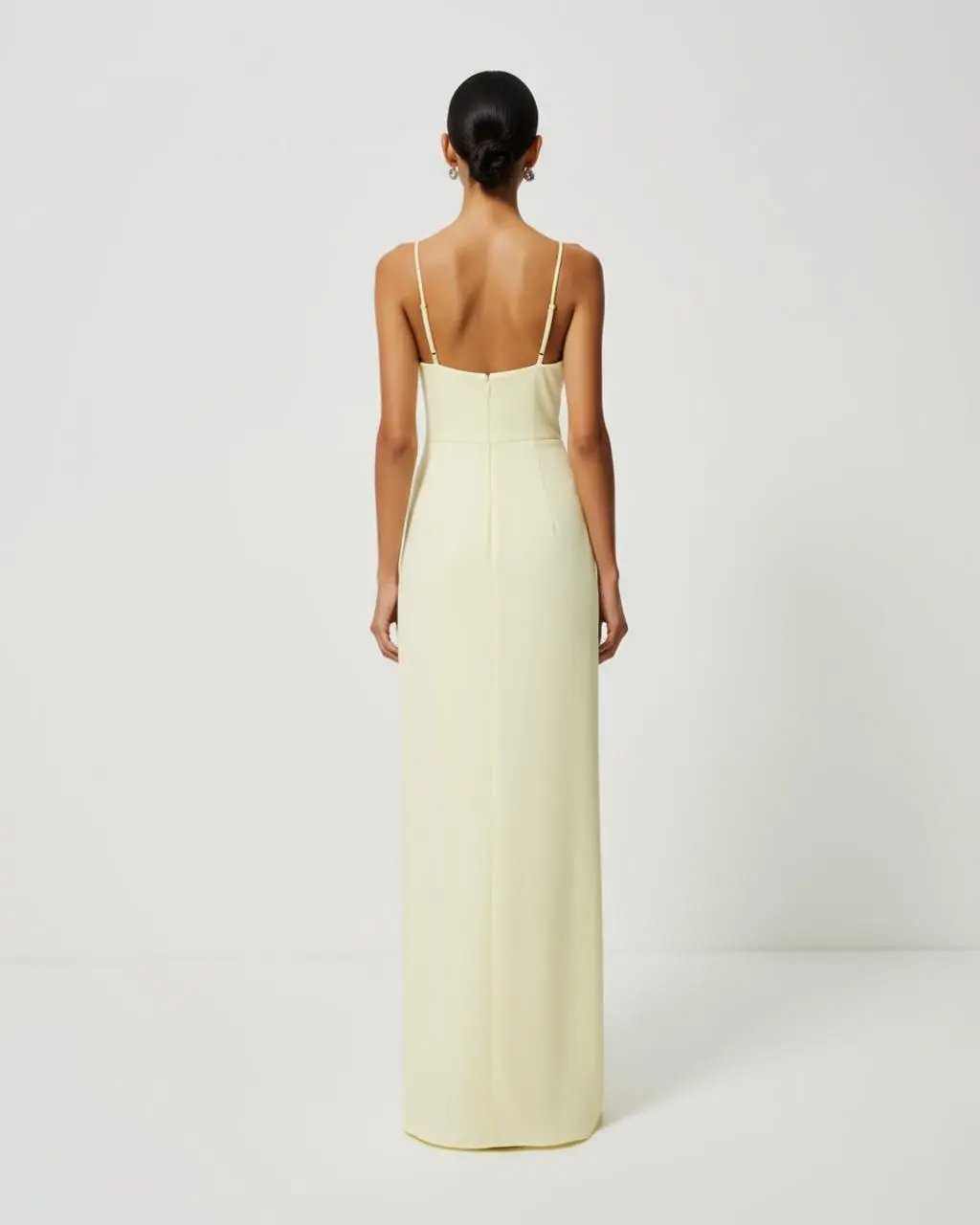 Strapless Front-Slit Wrap Gown SOLACE