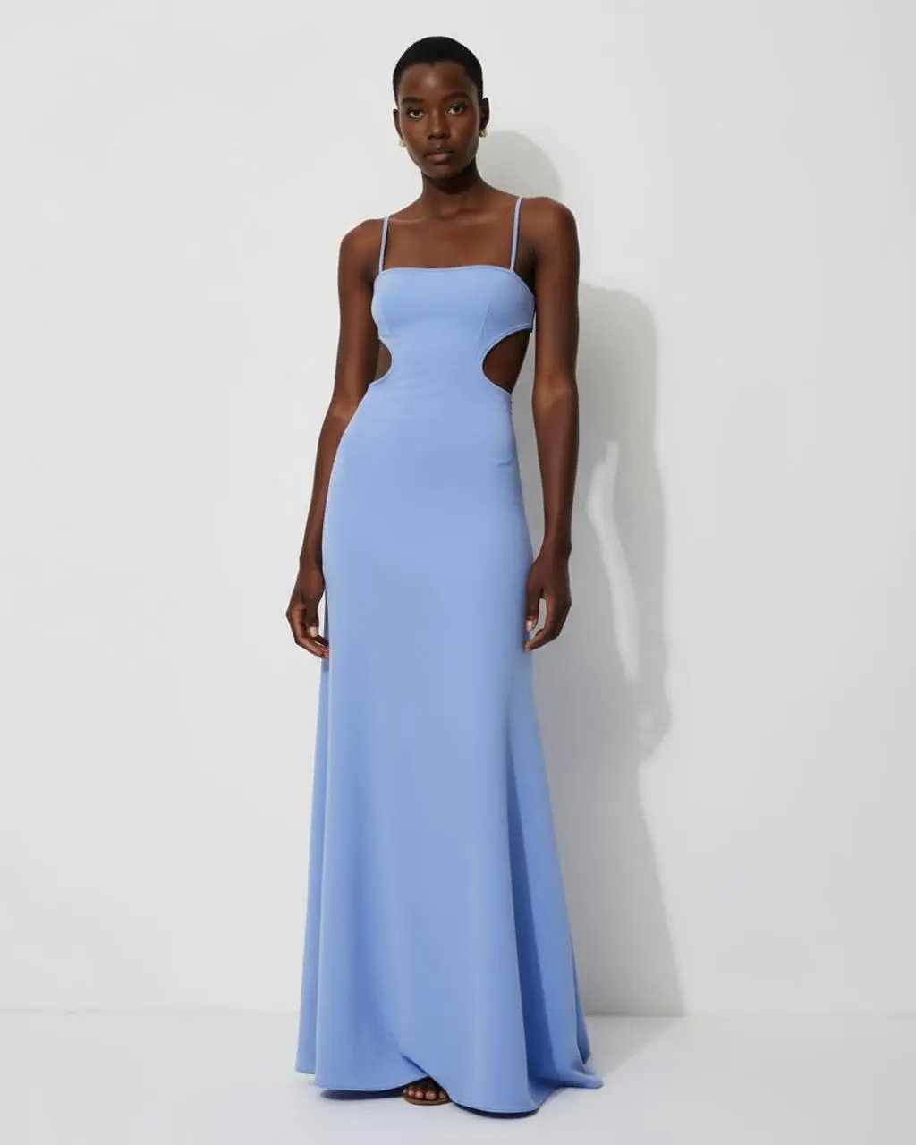 Waist-Cutout Strapless Maxi Dress SOLACE