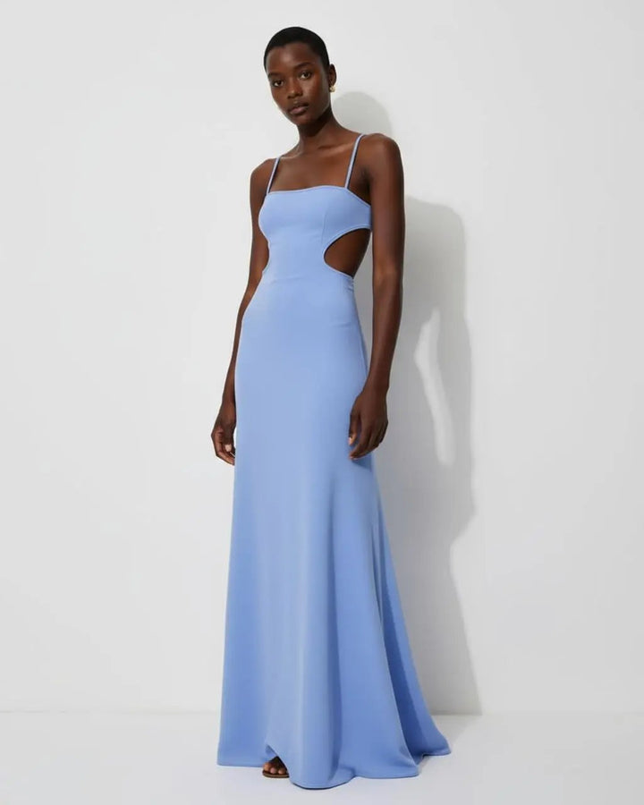 Waist-Cutout Strapless Maxi Dress SOLACE