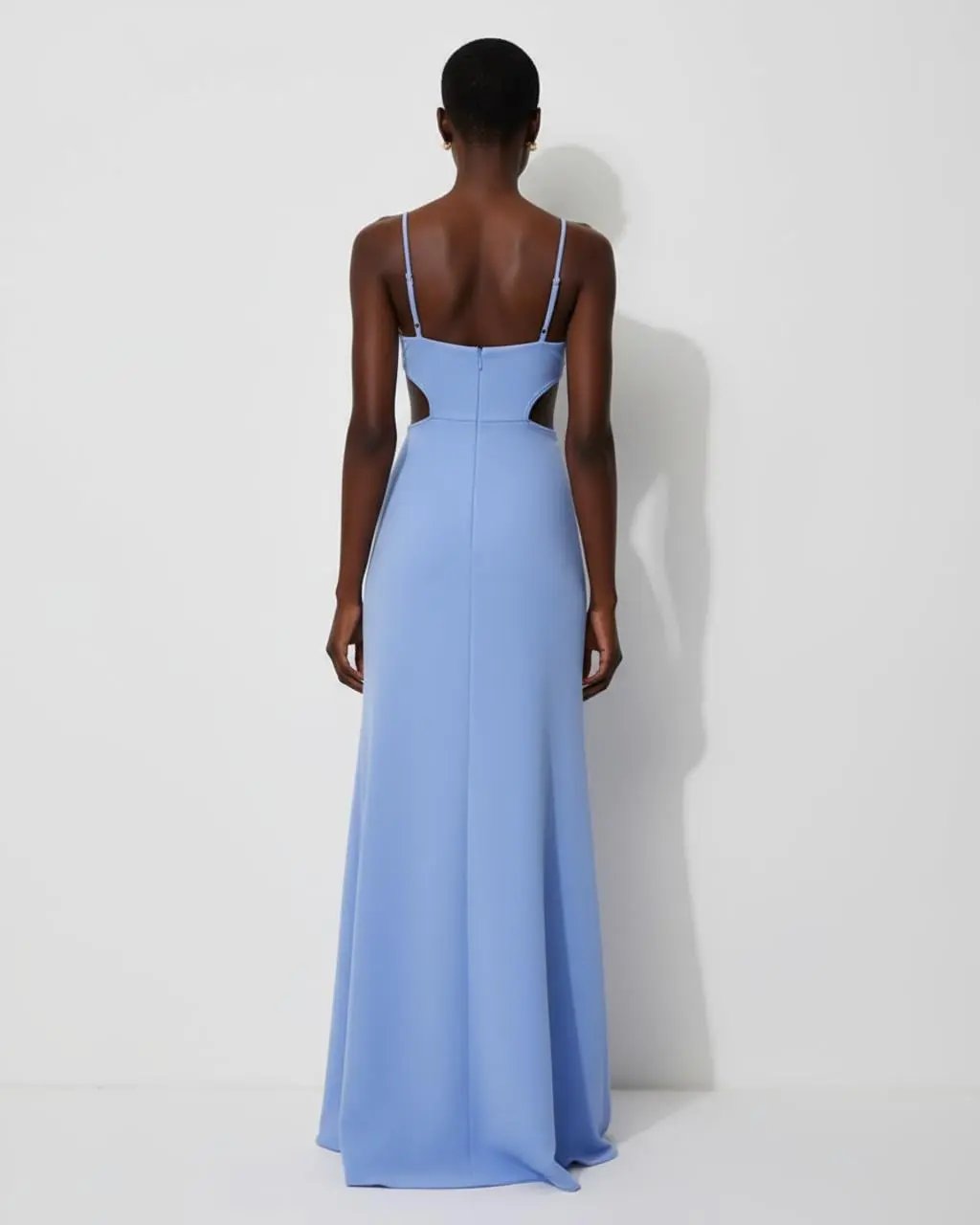 Waist-Cutout Strapless Maxi Dress SOLACE