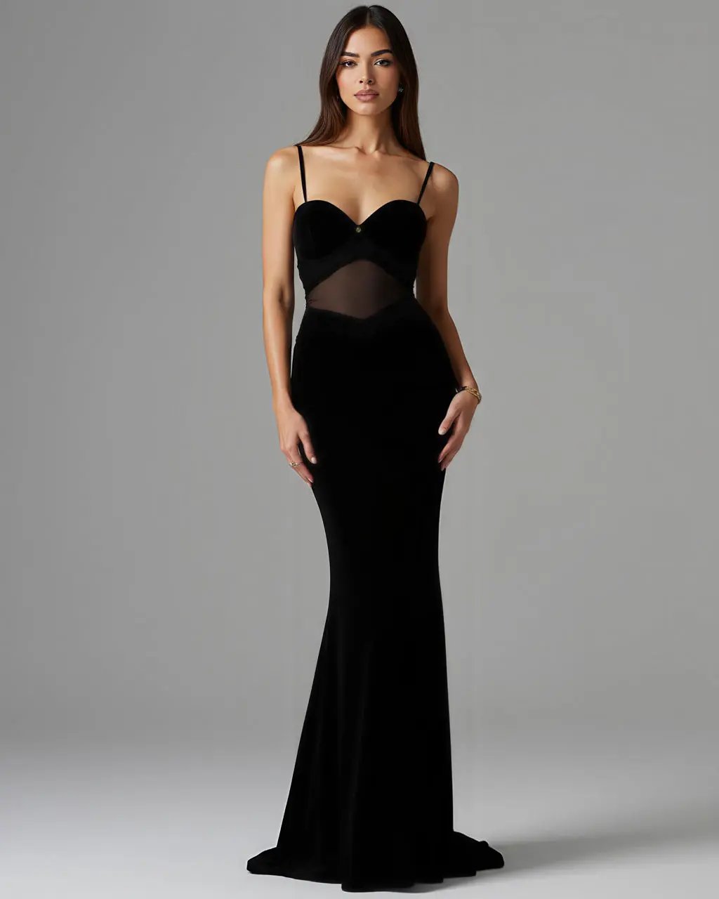 Spaghetti Straps Mermaid Formal Dress SOLACE