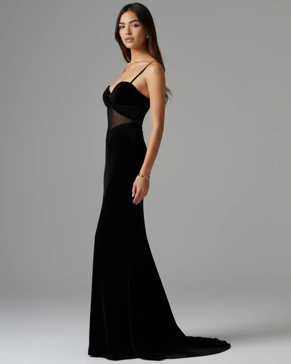 Spaghetti Straps Mermaid Formal Dress SOLACE
