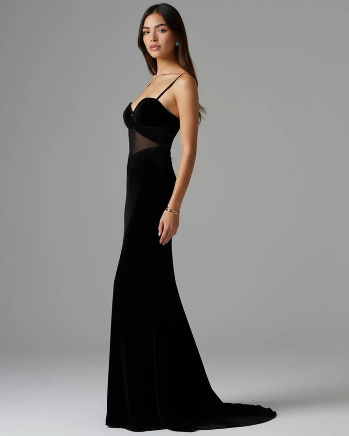 Spaghetti Straps Mermaid Formal Dress SOLACE