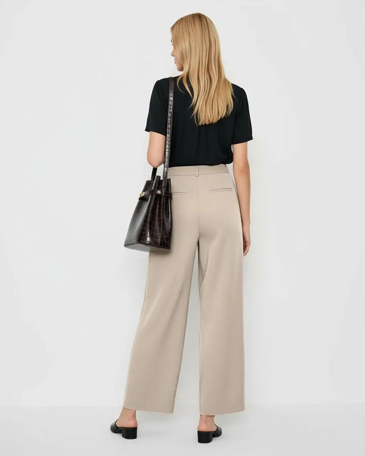 Front Pleat Loose-Fit Suit Pants SOLACE