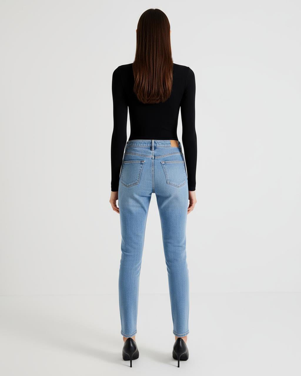 Black Long Sleeve Cut Out Top SOLACE