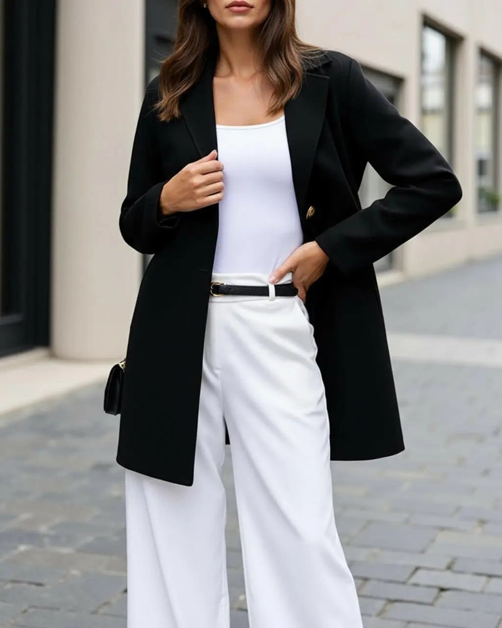 Shawl Collar Single Breasted Mid-Thigh Coat SOLACE