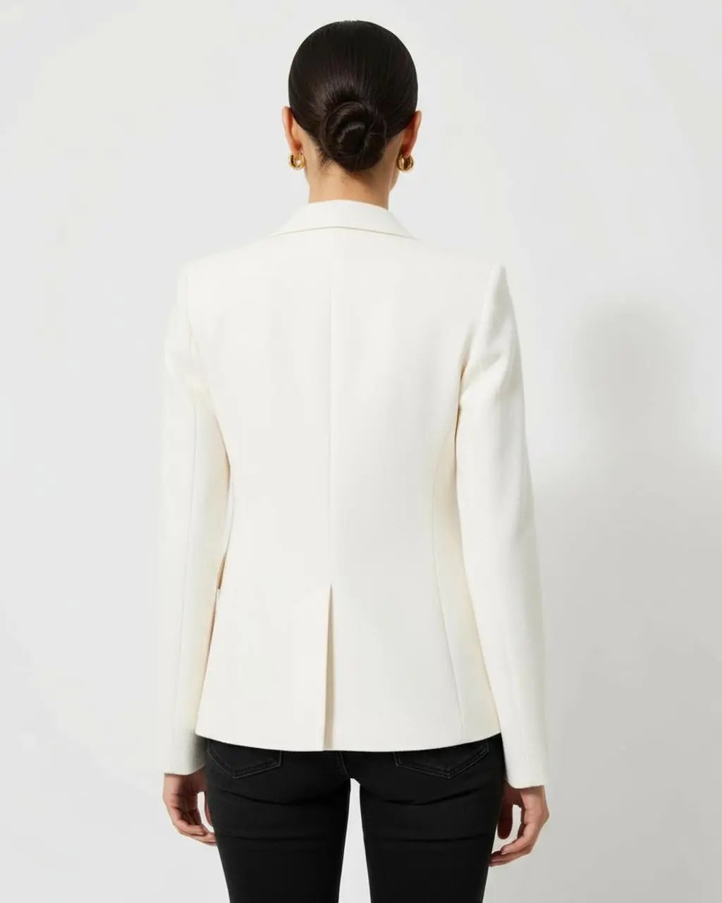 Single-Button Flap Pocket Blazer SOLACE