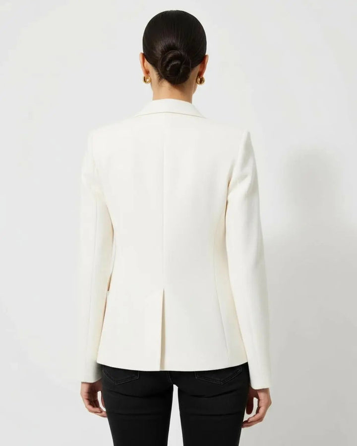 Single-Button Flap Pocket Blazer SOLACE