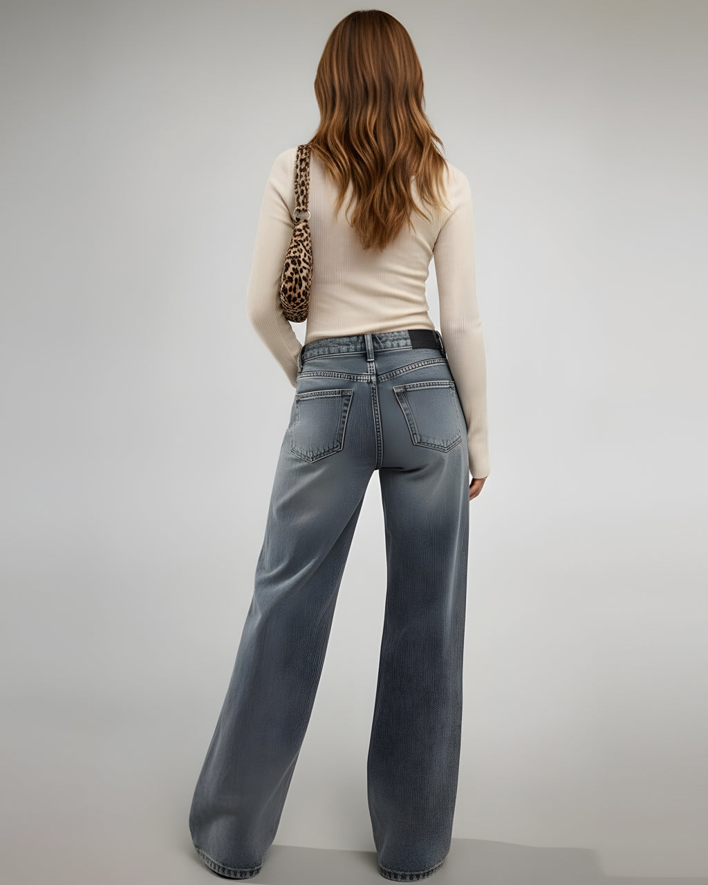 Solid Color Asymmetric Long Sleeve Top SOLACE