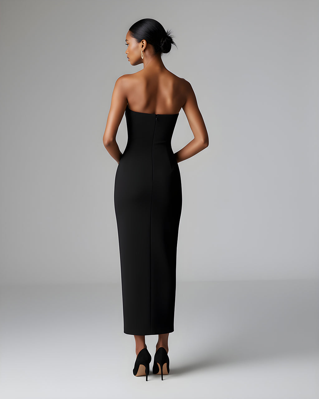 Classic Bodycon Tube Midi Dress SOLACE