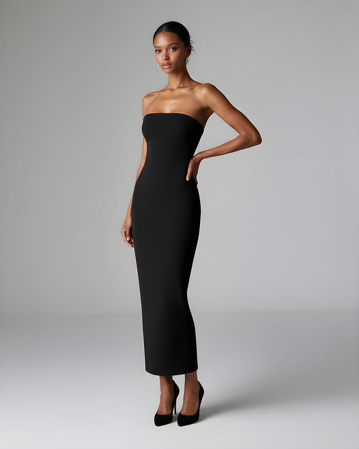Classic Bodycon Tube Midi Dress SOLACE