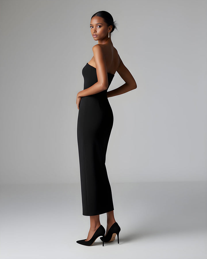 Classic Bodycon Tube Midi Dress SOLACE