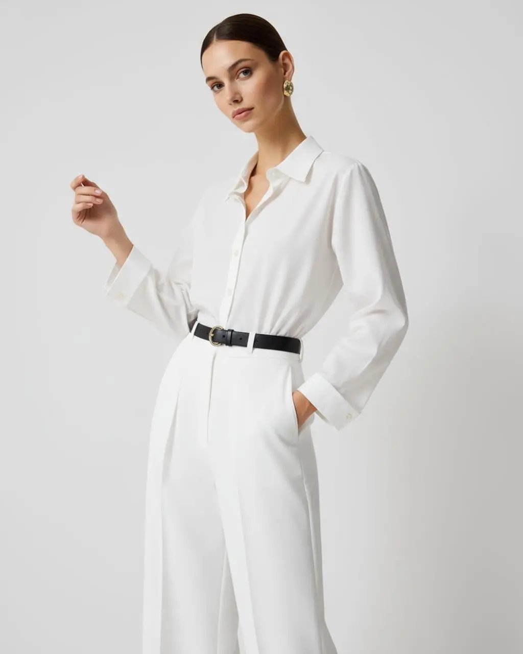 Wrinkle-Resistant Button-Down Shirt SOLACE