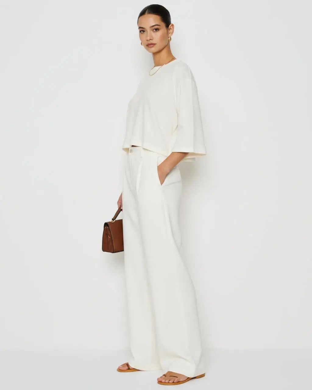 Short-Sleeve Crew Neck Top SOLACE