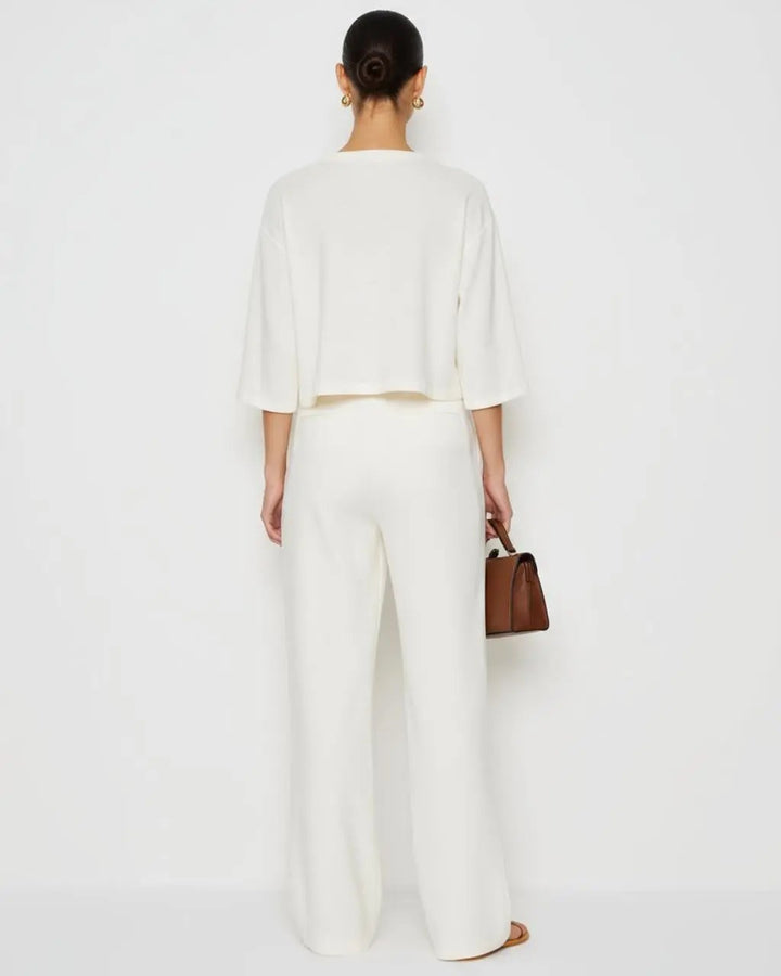 Short-Sleeve Crew Neck Top SOLACE